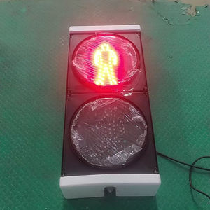 300mm Intersection Smart Vert Jaune Rouge Plein Écran PC Chemin De Fer Passerelle Solaire Led Piéton Signal De Trafic Flash Lumières - Product Image 6