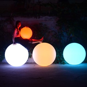 Lumière solaire de jardin/vente chaude RGB jardin flottant <span class=keywords><strong>boules</strong></span> lumineuses 20/25/30/40/50/60/80 CM LED boule de lumière pour la piscine - Product Image 3