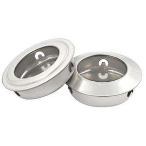 Manijas Redondas de Acero Inoxidable para Gabinetes, Herrajes Ocultos para Puertas de Cajones, Diseño Minimalista, Fundición a Presión Antioxidante - Product Image 1