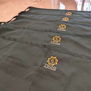 Chemises polo de couleur unie, manches courtes, uniformes d'été pour chefs, serveurs de restaurant, hauts pour café, fleuriste, vêtements de travail, t-shirt avec logo - Product Image 4