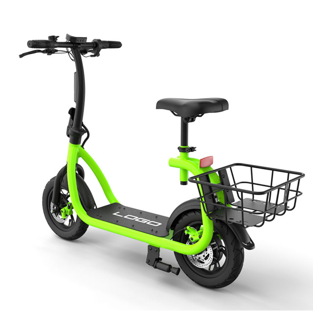 Дешевый скрытый аккумулятор электрический велосипед Скутер с корзиной