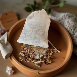 Thé de bain au <span class=keywords><strong>sel</strong></span> <span class=keywords><strong>d</strong></span>'<span class=keywords><strong>Epsom</strong></span> aux herbes et pétales de rose 100% naturelles avec sachet de thé de bain en coton pur - Product Image 5