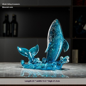 Hiện Đại Bắc Âu sang trọng pha lê trong suốt phun nhựa thủ công showpieces cho trang trí nội thất - Product Image 6