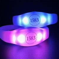 Bracelet LED télécommandé avec contrôle DMX pour concert