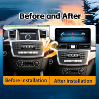 Pantalla Táctil de Navegación con Auto Carplay LELV Qualcomm 680 1920*720 para Benz Gl Ml 350 450 550 W166 X166 Gps Bt Radio Multimedia para Auto