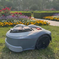 Robot Pemotong Rumput Otomatis Berkualitas Tinggi dengan Pengisian Daya Otomatis, Baterai Li-ion, Kontrol Jarak Jauh, DIY Industri, Mesin 2-Tak