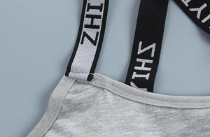 Set <span class=keywords><strong>Reggiseno</strong></span> e Mutandine per Ragazze Adolescenti, Completo Casual in Cotone Imbottito con <span class=keywords><strong>Reggiseno</strong></span> da Allenamento e Slip con Elastico in Vita per Bambine - Product Image 4