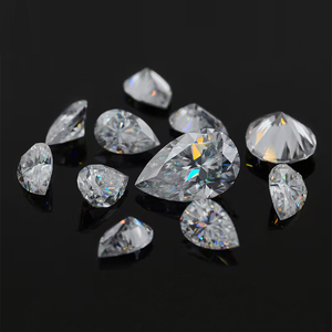 中国梨形硅石宝石超白D EF GH IJ彩色散石工厂价格硅石 - Product Image 2