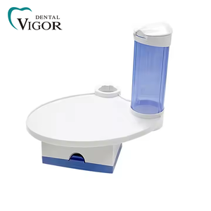 Plateau dentaire 3-en-1 Foshan Vigor / Porte-gobelet bleu / Boîte à mouchoirs en papier pour fauteuil dentaire - Product Image 3