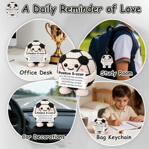 Mini Balón de Fútbol Divertido, Regalo de Fútbol con Mensaje Positivo de Apoyo Emocional para Jugadores, Aficionados, Entrenadores, Graduación, para Él y Ella - Product Image 4