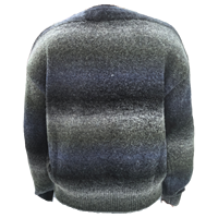 Pull en maille dégradé personnalisé pour hommes, 470 GSM, épais, doux et chaud, effet ombré, pour l'hiver, vente en gros