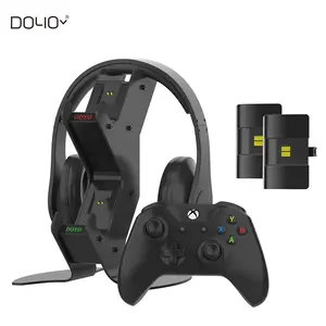 Suporte multifuncional para fone de ouvido, doca para controle de xbox one, carregamento rápido duplo, venda imperdível