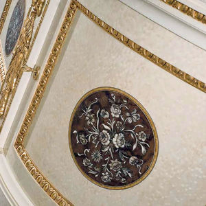 Mobile <span class=keywords><strong>TV</strong></span> Tradizionale in Legno Massello Intagliato a Mano con Quattro Ante, Set di Mobili per Soggiorno - Product Image 4