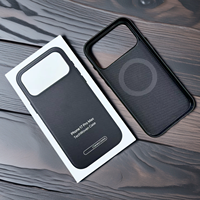 Coque magnétique Tech Woven pour iPhone 17 Air Plus 18 Pro Max avec chargement sans fil et bouton IA