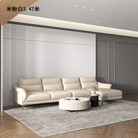 Canapé d'angle moderne en forme de L avec configuration chaise longue, confort premium, canapé contemporain pour salon, vente directe usine B2B