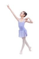 D031027 Justaucorps de danse Baili avec jupe Vêtements de danse de pratique classique pour filles et femmes