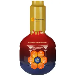 Extintor de Incendios Automático de Espuma para Cocina, de Acero, para Uso Doméstico y en Automóviles, Rojo, China Continental - Product Image 1