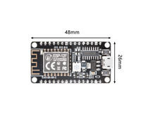 NodeMCU-12F CH340 papan pengembangan tes WiFi asli ESP8266 modul WiFi mikrokontroler ESP-12F