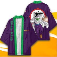 18 Styles de Kimono Anime Cartoon Unisexe DBZ Dragon Son Goku Vegeta Haori Costume de Cosplay Japonais Halloween T-Shirt d'été