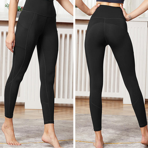 Women's Breathable Eco-Friendly Quick Dry Lightweight High Waist Yoga Pants <b>Butt</b> <b>Lift</b> Yoga Fitness Scrunch <b>Leggings</b> Customized - Product Image 2