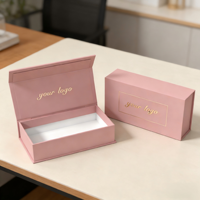 Boîte cadeau en carton rigide écologique haut de gamme personnalisée faite à la main pour la Saint-Valentin, fermeture magnétique, revêtement UV, chocolat