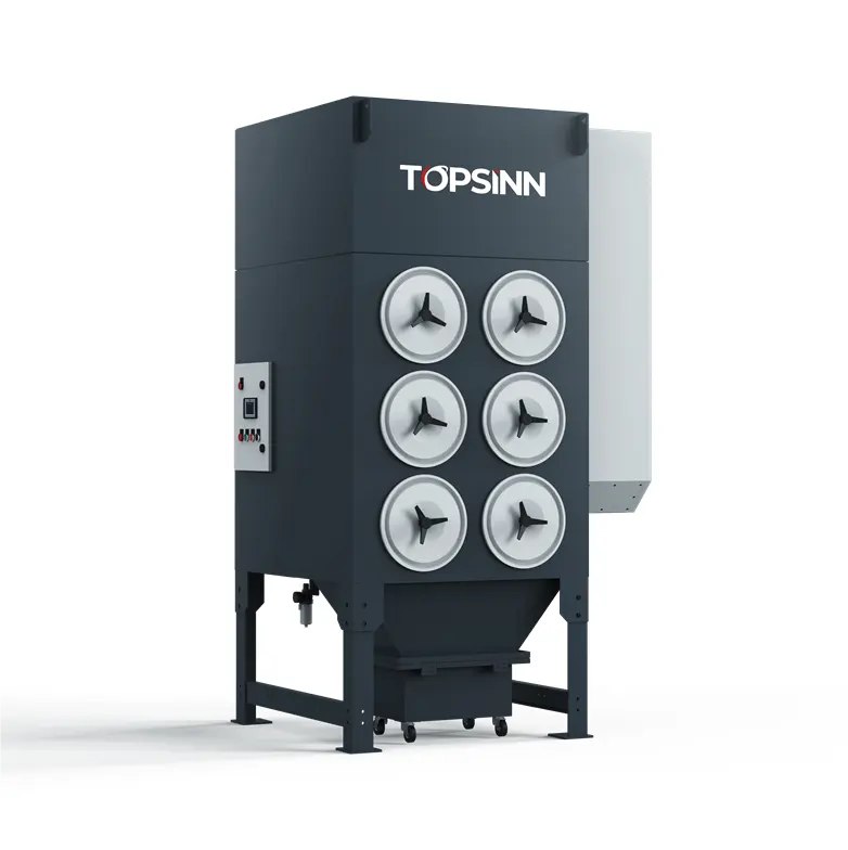 TOPSINN 7.5KW SIEMENS MOTOR Ahlstromファイバーレーザー切断集塵機