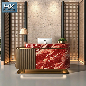 <span class=keywords><strong>Bancone</strong></span> Reception Moderno su Misura per Centro Commerciale, Negozio al Dettaglio, Arredamento Premium Durevole di Alta Qualità - Product Image 2