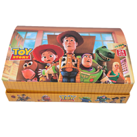 24 piezas/set de figuras de PVC de Toy Story 5 Woody en caja sorpresa, llavero, colgante para mochila, juguetes de regalo para festividades, Buzz Lightyear a escala 1:12