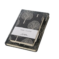 Carnet A5 à couverture rigide en lin/tissu/cuir avec logo personnalisé imprimé et bande de maintien en papier – Meilleures ventes