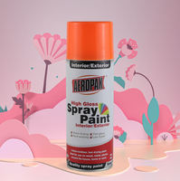 Aeropak 400ml aérosol coloré de haute qualité usine OEM couleur peinture acrylique en aérosol pour bois verre métallique
