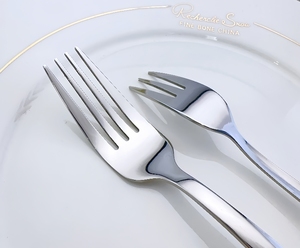 ชุดช้อนส้อมมีดแบบเรียบง่ายสำหรับโรงแรมเครื่องใช้บนโต๊ะอาหารทำจากสเตนเลสสีเงิน201 - Product Image 3