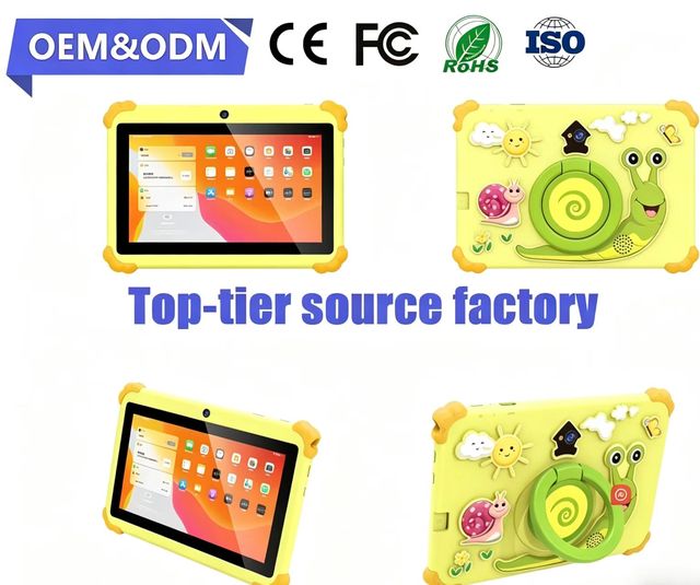 7 Inch Capacitive Screen Android 11 Kids Tablet for Children Educational Games 12GB MTK New 4G GSM Wi-Fi Shockproof Great Gift