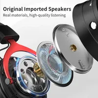 Casque de jeu sans fil AOLION 5.8G pour PS5 PC, réduction de bruit ANC, étanche IPX6, faible latence, micro, noir, accessoires pour casque