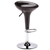 Tabouret de chaise de bar en plastique de haute qualité populaire pivotant réglable en plastique chaise de bar en fer conception chaise pivotante salon