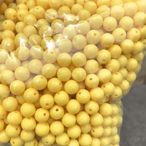 Fabrika toptan DIY 6/8/10/12/14/16/18/20/25mm el yapımı boncuklu mücevherat dağınık boncuklar akrilik katı renk yuvarlak boncuk - Product Image 4