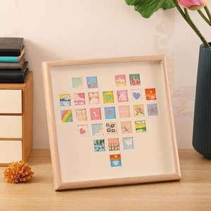 Marco de Fotos Love 27 Palace Plaid de Crayon Works Production Preservation Nail Shell Picture Mounting - Product Image 1