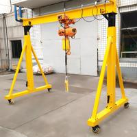 Palan électrique à hauteur réglable Type de levage mobile sans rail 1000kg 2 tonnes 5 tonnes 10 tonnes grue à portique portable