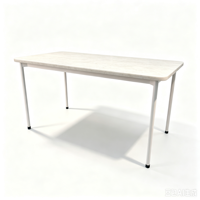 Table à manger en métal, table basse, table d'appoint, table moderne avec structure en fer, mobilier commercial pour restaurant, table de décoration pour salon