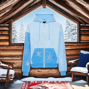 Sweat à capuche zippé personnalisé à épaules tombantes pour homme, imprimé intégral par sublimation, streetwear premium, tendance mode personnalisée 2026 - Product Image 6