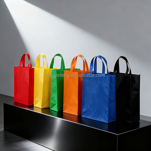 Huadefeng לא ארוג נשים קניות תיק מותאם אישית לוגו הדפסה - Product Image 1