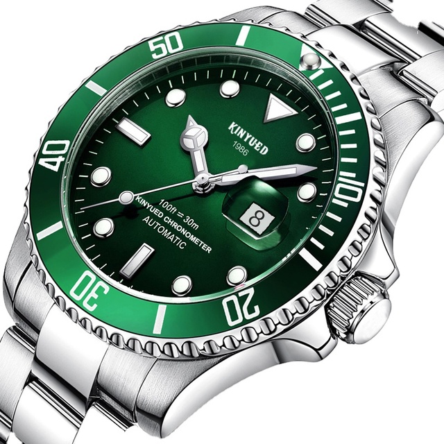2022 High Quality Watch Waterproof 3M Mechanical Watch J027 Stainless Steel Sapphire Glass Luxury Mens Alloy Watch Chronograph
