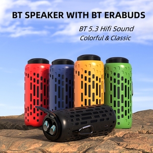 El más vendido Gadget electrónico 2 en 1 TWS Auriculares Barra de sonido para fiesta en casa Altavoz <span class=keywords><strong>Subwoofer</strong></span> Auriculares inalámbricos Altavoces portátiles - Product Image 2