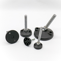 Pieds de nivellement industriels réglables en hauteur pour table, bureau, chaise, en métal tubulaire, avec vis M4 M6 M8 M10 M12 M16 M5 M7