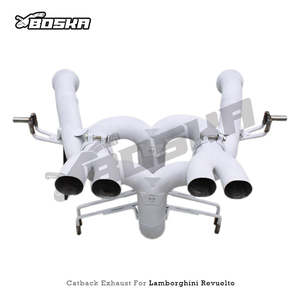Tubi di Scarico OEM per Lamborghini Revuelto, Pacchetto Scarico F1 da Corsa, Sistema di Scarico con Tubo X, Suono F1 Boska Autosports - Product Image 2