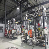 Mélangeur de granulés de séchage à chaud industriel de 200kg Mélangeur vertical en plastique avec séchage pour l'industrie du granulateur PLA