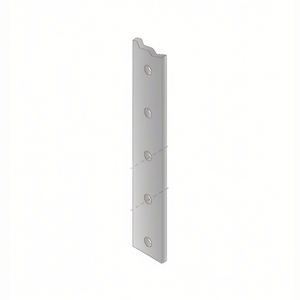 Tige d'ouverture simple Fami pour étagères extractibles 1500 mm gris foncé Ral7000 - Product Image 3