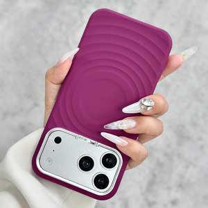 เคสโทรศัพท์มือถือ S123 สำหรับ iPhone 17 18 Pro Max พร้อมกรอบโลหะ เคส iPhone ของแท้  วัสดุซิลิโคนเหลวแม่เหล็ก - Product Image 5