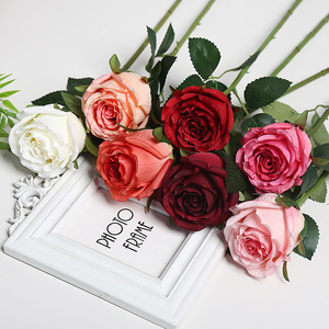 Dài Chi Nhánh Nhân Tạo Hoa Hồng Cho Đám Cưới Nhà Bình Trang Trí Nhiếp Ảnh Đạo Cụ Bảng Trang Trí Nội Thất Mô Phỏng Ngày Valentine - Product Image 4