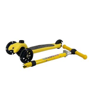 Haute qualité extérieur détachable LED clignotant lumières <span class=keywords><strong>large</strong></span> conseil PU petite roue léger sécurité enfants Scooter - Product Image 5