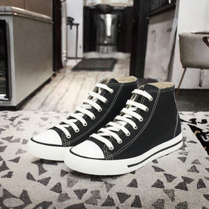 सुरक्षित कस्टम पुरुषों के उच्च शीर्ष स्नीकर्स फ्लैट 6 सेमी की ऊंचाई वाले फ्लैट इनसोल के साथ आकस्मिक सांस लेने योग्य - Product Image 4